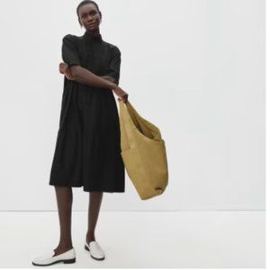Everlane Tiered Mockneck Dress
